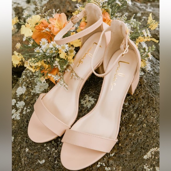 Lulu’s Harper Ankle Strap Heels in Almond - Picture 5 of 6